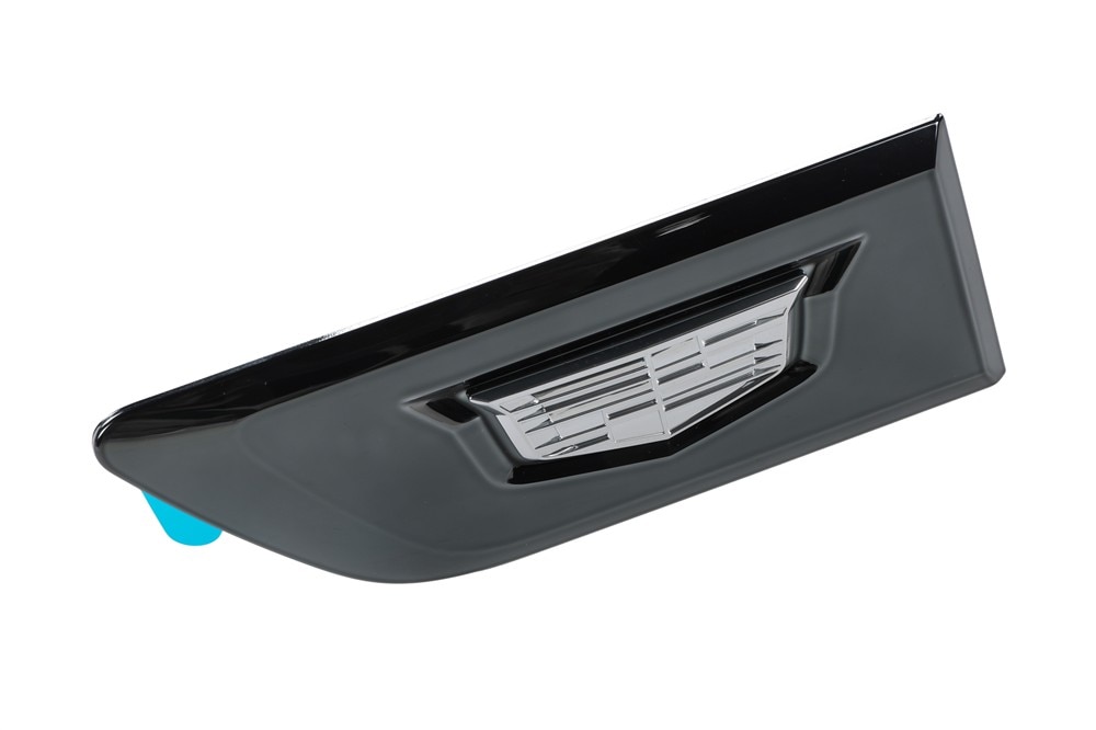 GM Genuine Parts Vadar Chrome Front Passenger Side Fender Vehicle Name Plate
