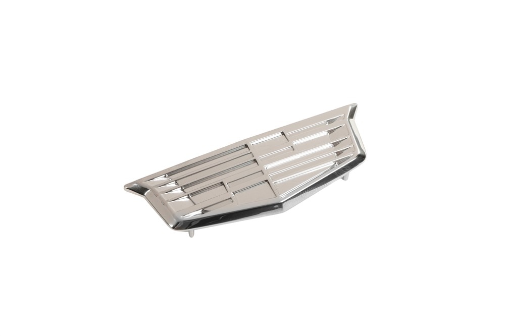 GM Genuine Parts Galvano Silver Front Fender Vehicle Name Plate