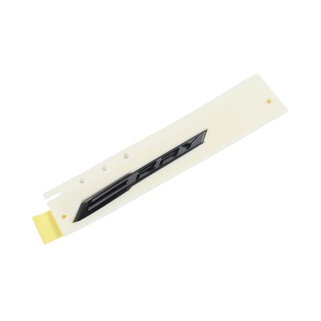 GM Genuine Parts Black Passenger Side-Body Side Rear Marketing Package Name Plate