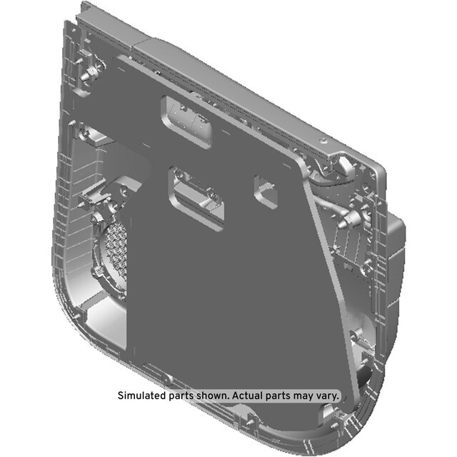 GM Genuine Parts Very Dark Atmosphere Rear Driver Side Door Trim
