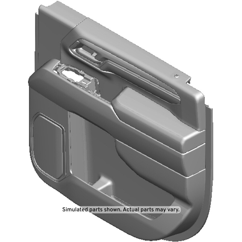 GM Genuine Parts Jet Black Rear Passenger Side Door Trim
