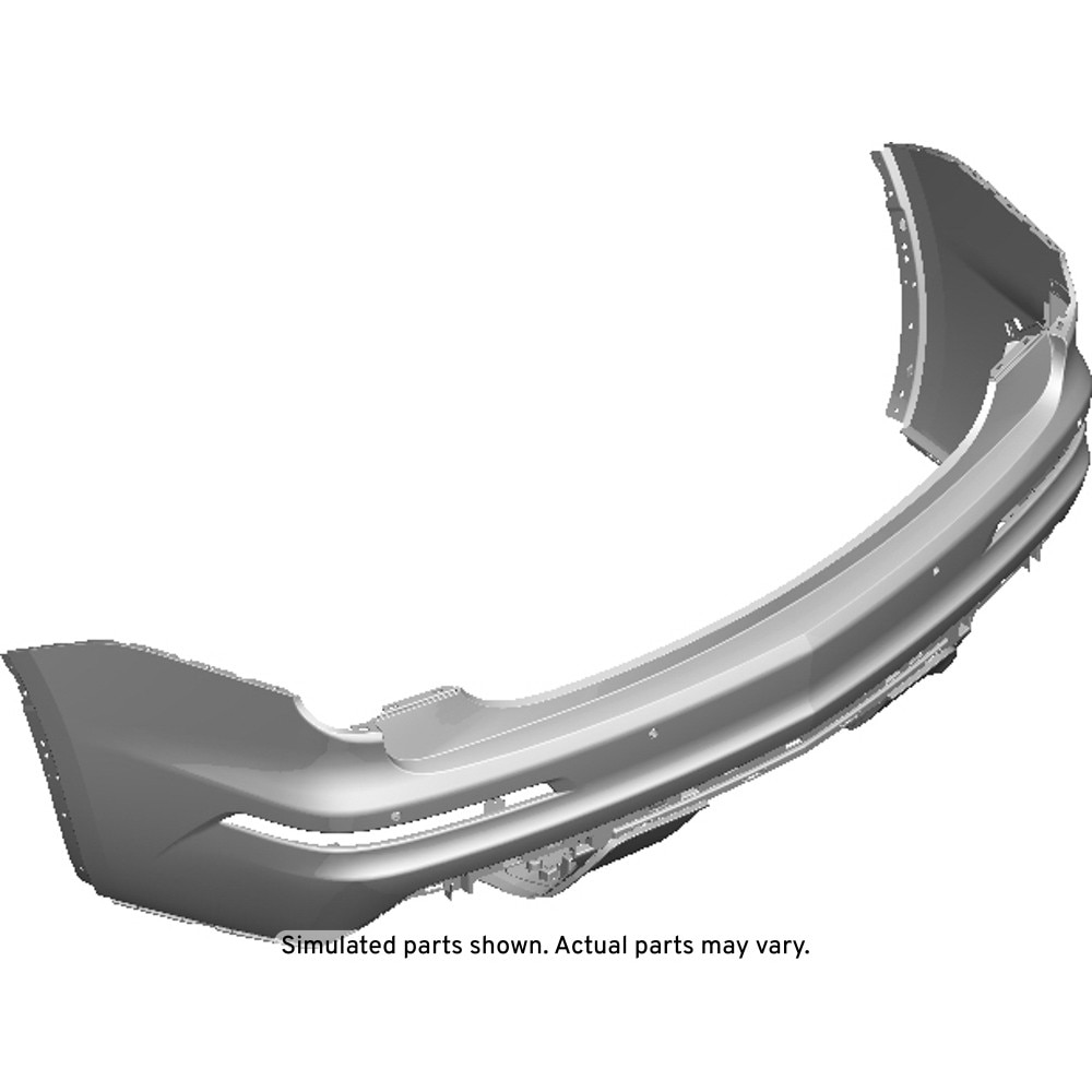 GM Genuine Parts Primed Rear Bumper Upper Fascia