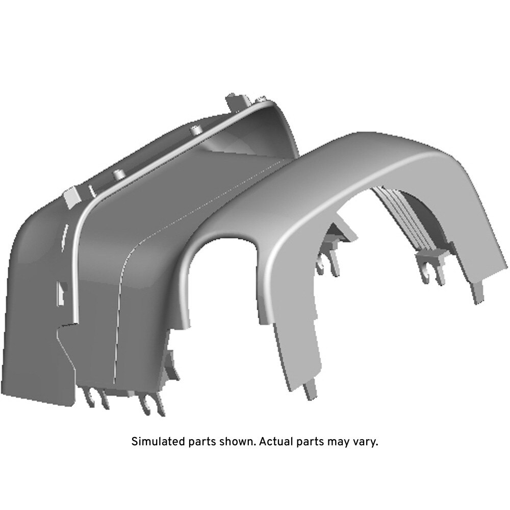 GM Genuine Parts Black Instrument Panel Steering Column Upper Trim Cover
