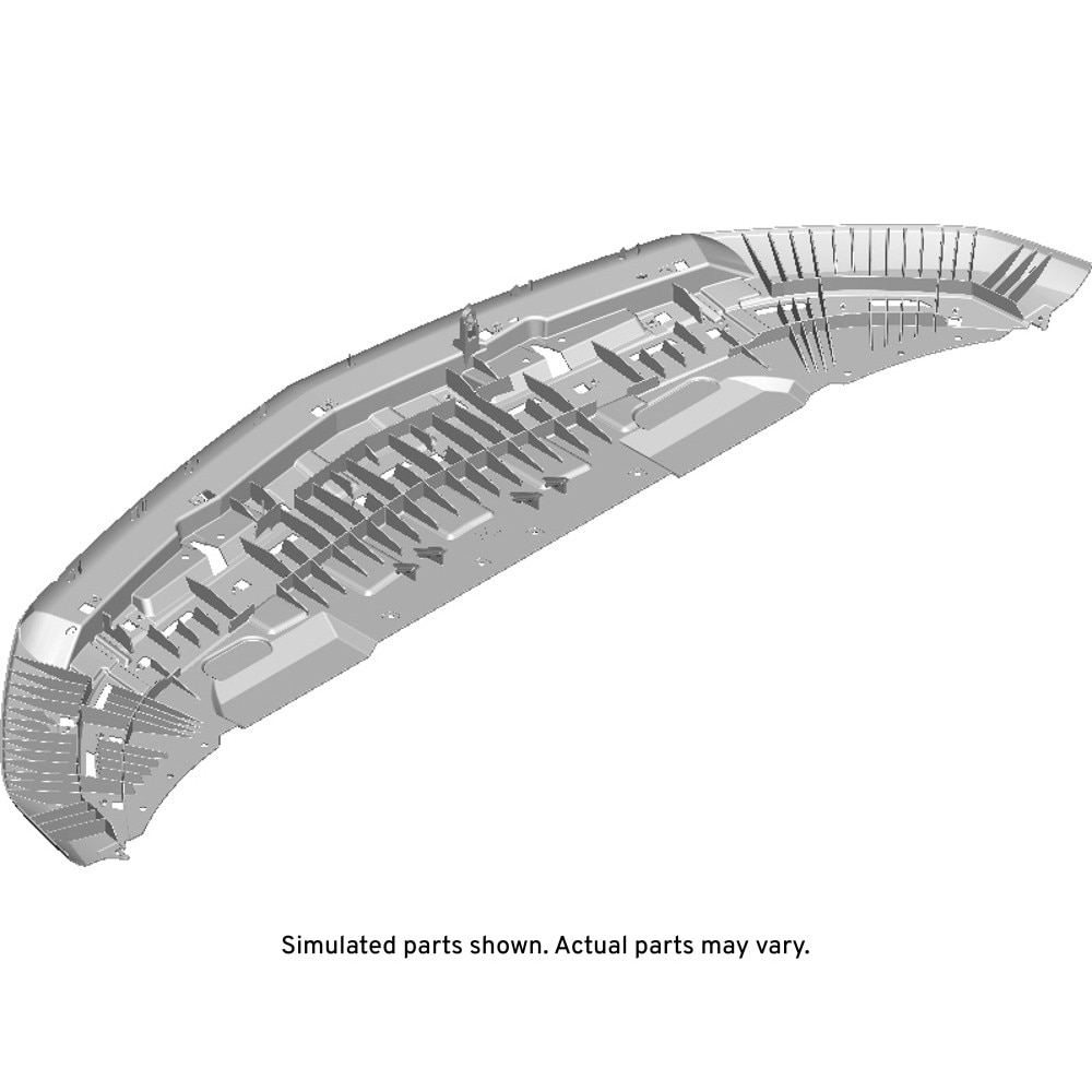 GM Genuine Parts Front Bumper Fascia Lower Stiffener