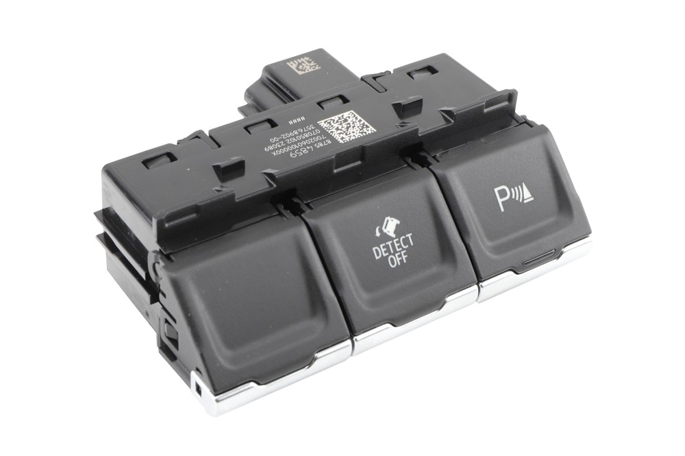 GM Genuine Parts Jet Black Driver Side Instrument Panel Center Accessory Function Switch