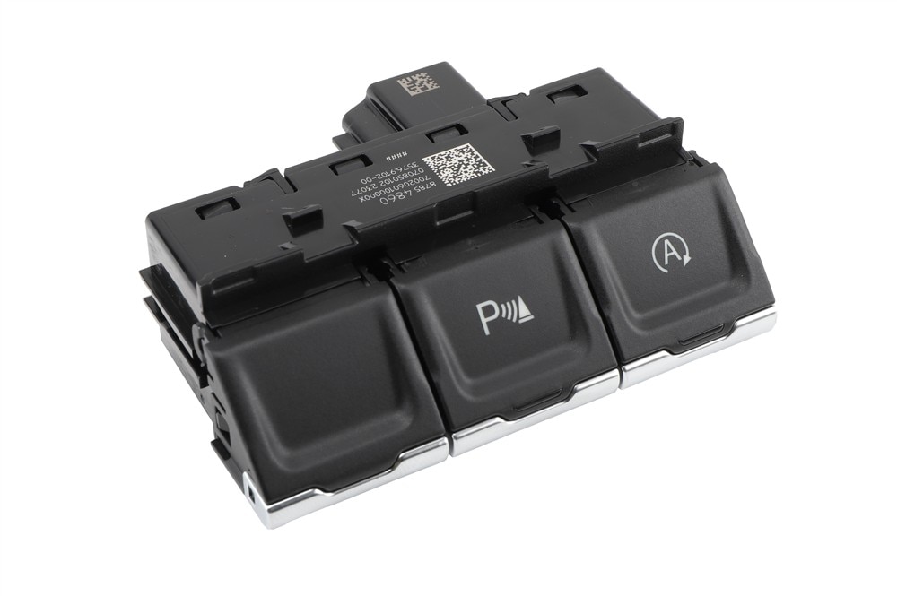 GM Genuine Parts Jet Black Driver Side Instrument Panel Center Accessory Function Switch