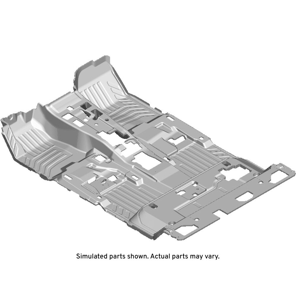 GM Genuine Parts Jet Black Floor Panel Mat
