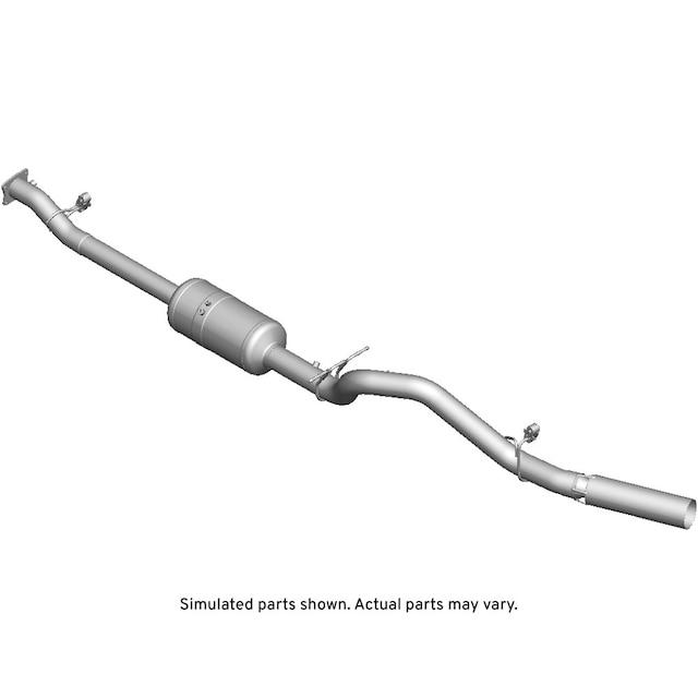 GM Genuine Parts Exhaust Particulate Filter with Exhaust Pipe