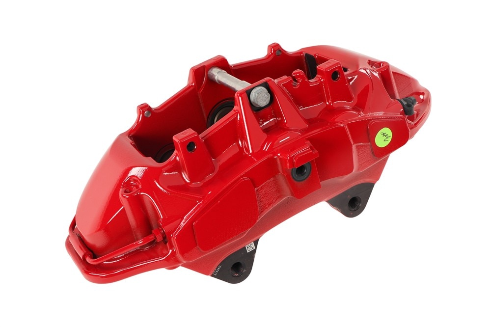 GM Genuine Parts Red Front Drivers Side Brake Pads and Caliper