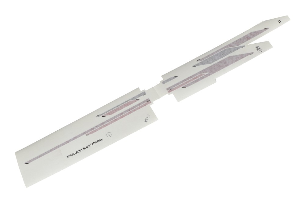 GM Genuine Parts Yellow/Blue Passenger Side Body Side Decal