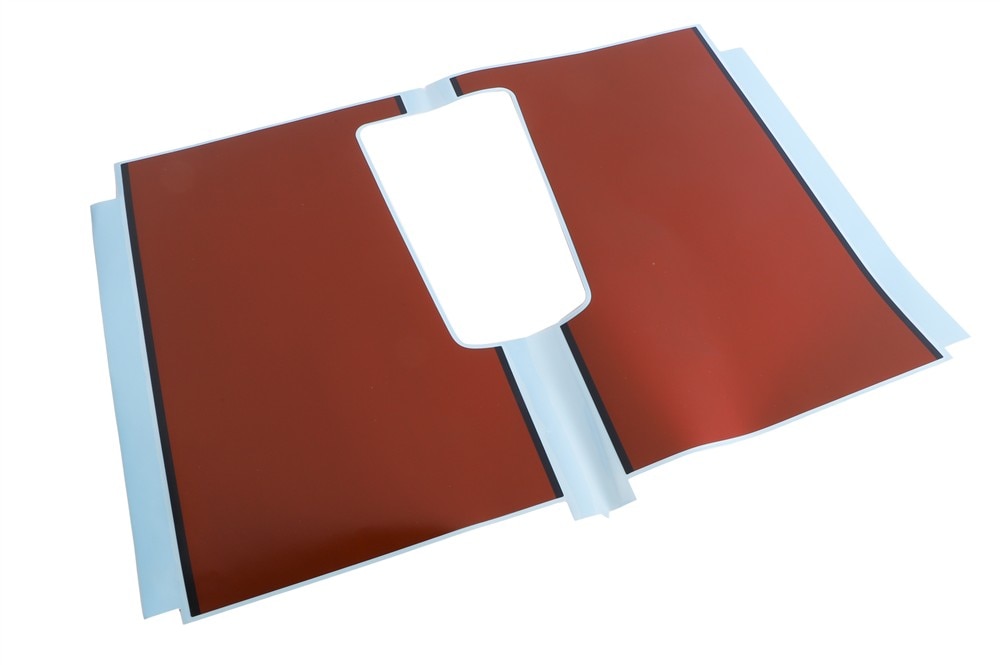 GM Genuine Parts Edge Orange Metallic Roof Panel Rear Decal