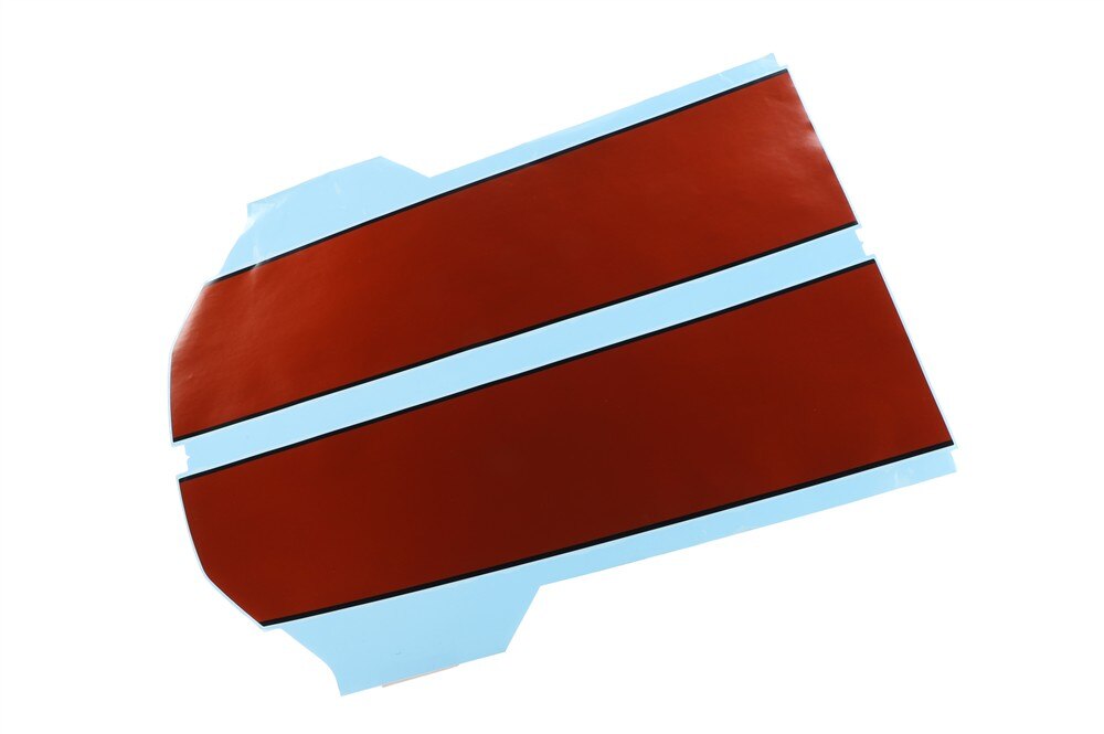 GM Genuine Parts Edge Orange Metallic Folding Top Stowage Compartment Lid Decal