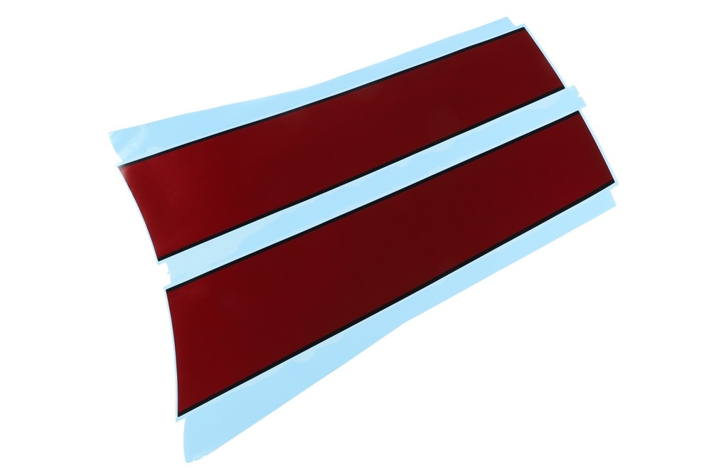 GM Genuine Parts Edge Red Metallic Rear Compartment Lid Decal