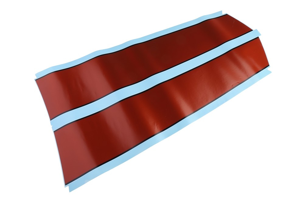 GM Genuine Parts Edge Orange Metallic Hood Decal