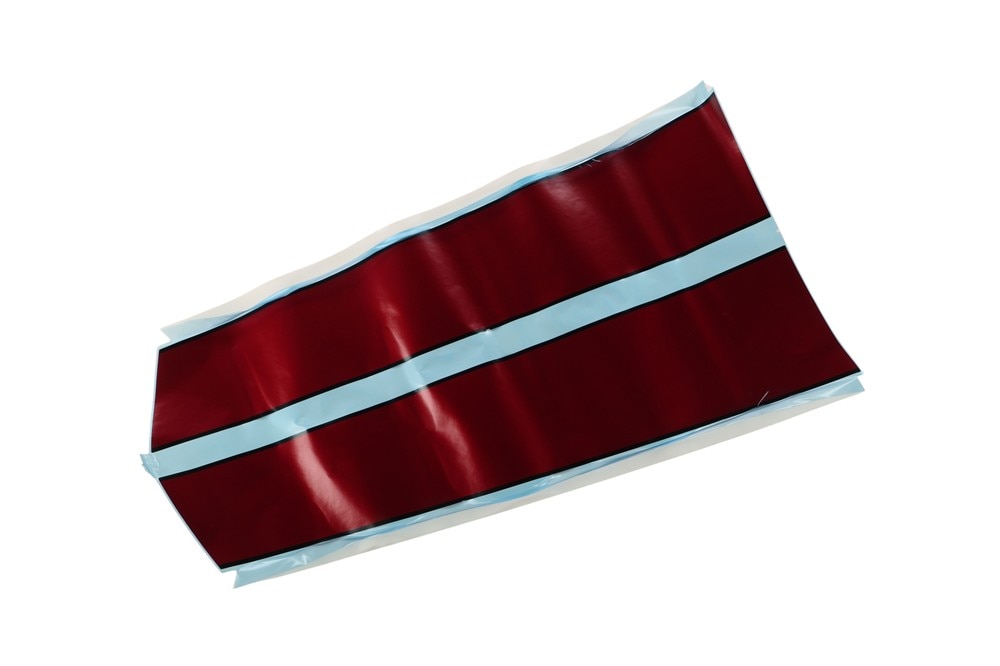 GM Genuine Parts Edge Red Metallic Hood Decal