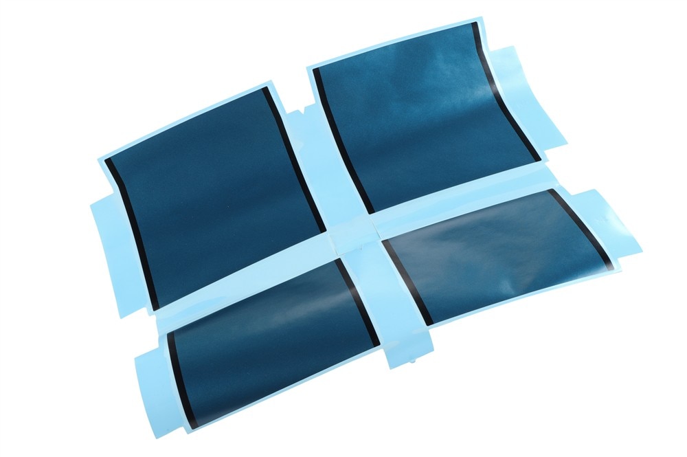 GM Genuine Parts Edge Blue Metallic Rear Bumper Fascia Decal