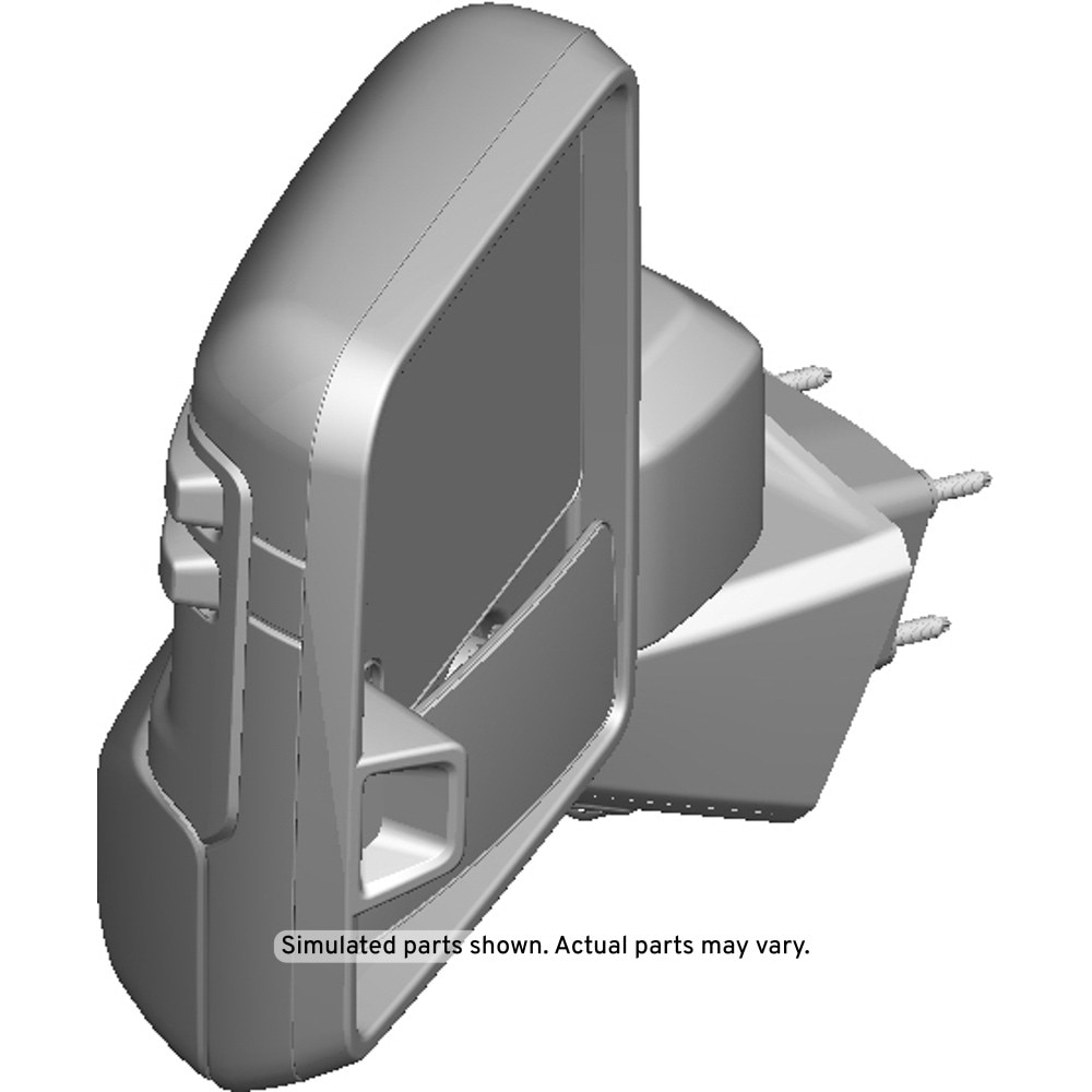 GM Genuine Parts Exterior Bright Chrome Driver Side Door Mirror