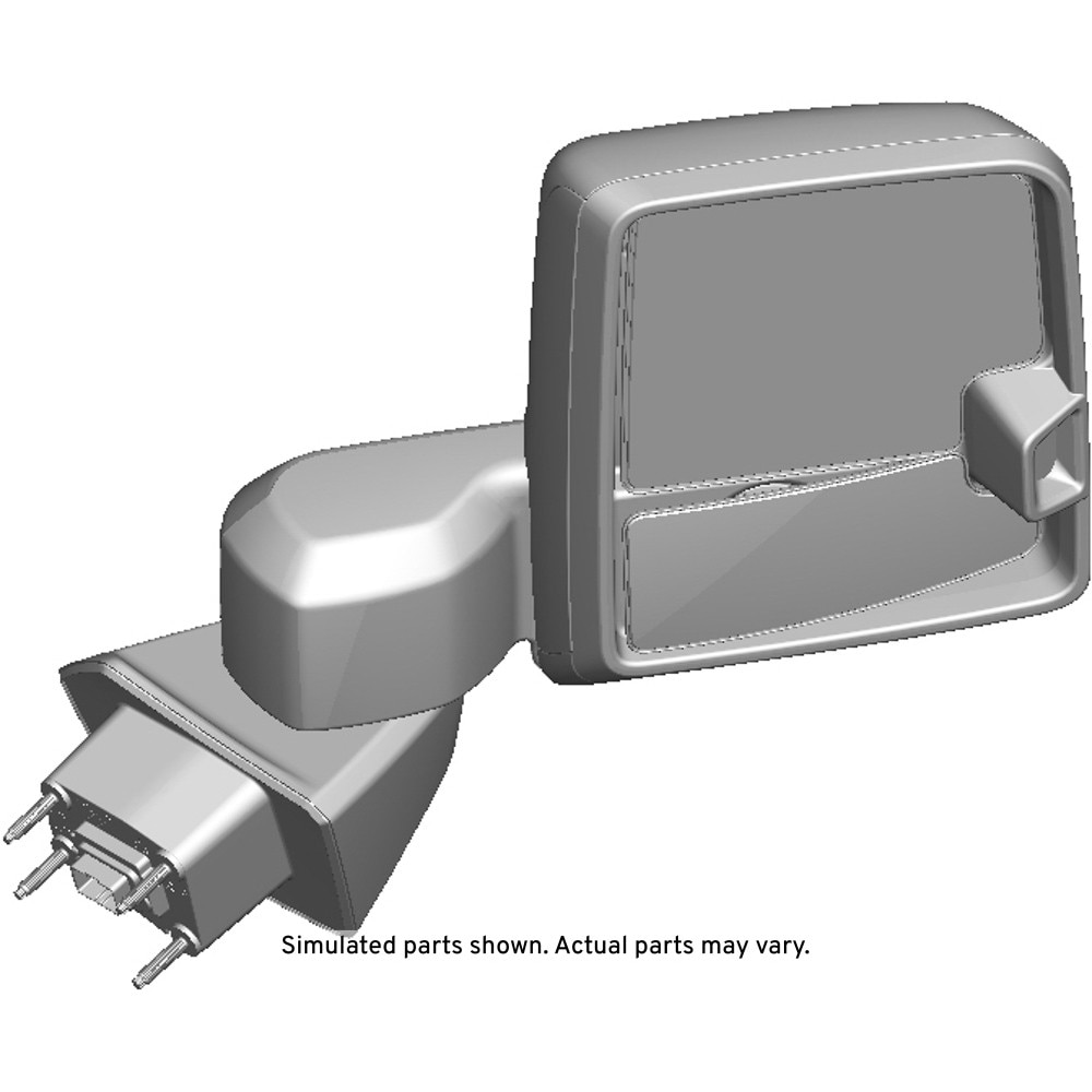 GM Genuine Parts Exterior Bright Chrome Passenger Side Door Mirror