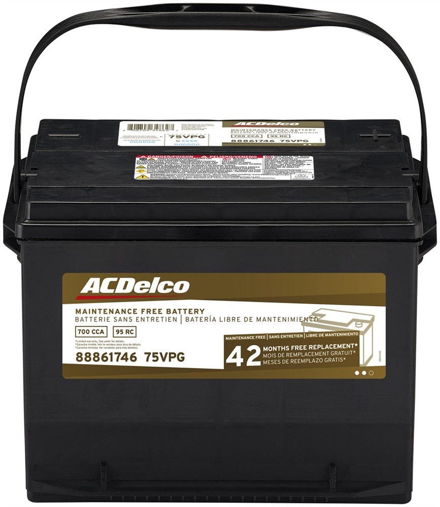 ACDelco Gold 42 Month Warranty BCI Group 75 Battery