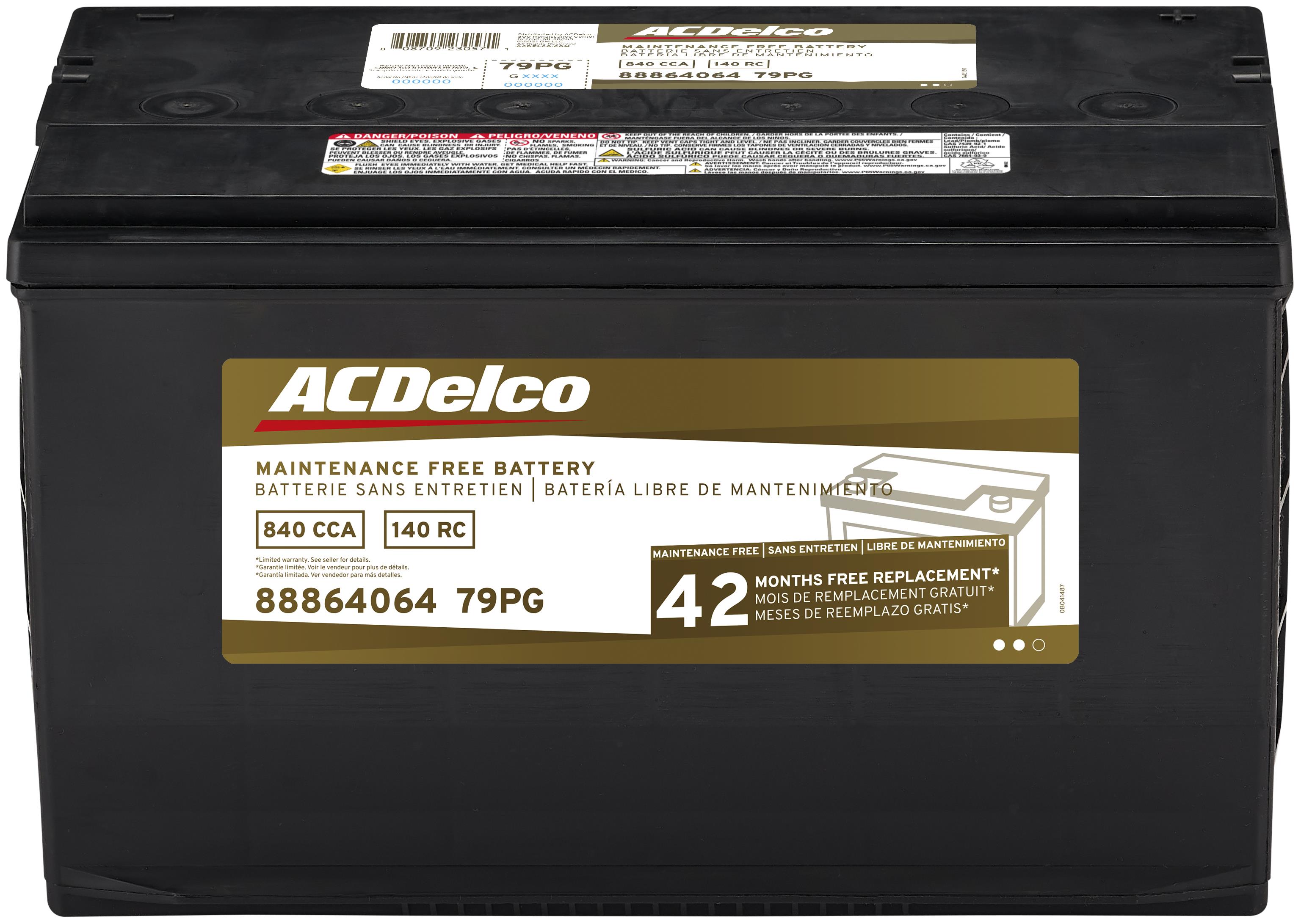 Chevrolet ACDelco Gold 42 Month Warranty BCI Group 79
