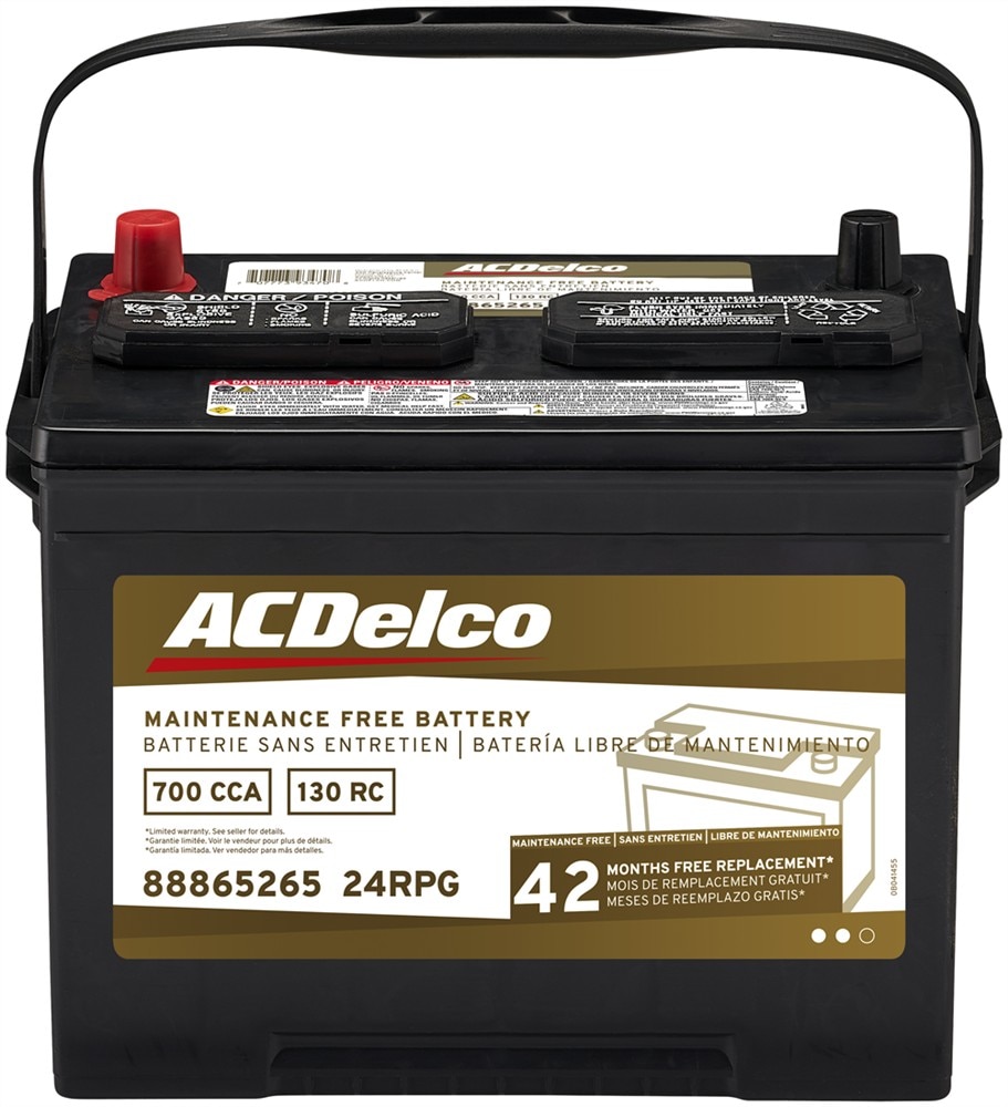 ACDelco Gold 42 Month Warranty BCI Group 24R Battery