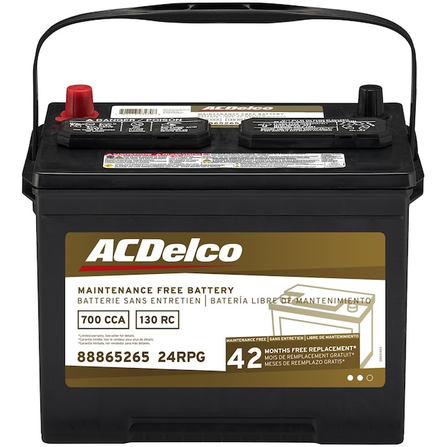 ACDelco Gold 42 Month Warranty BCI Group 24R Battery