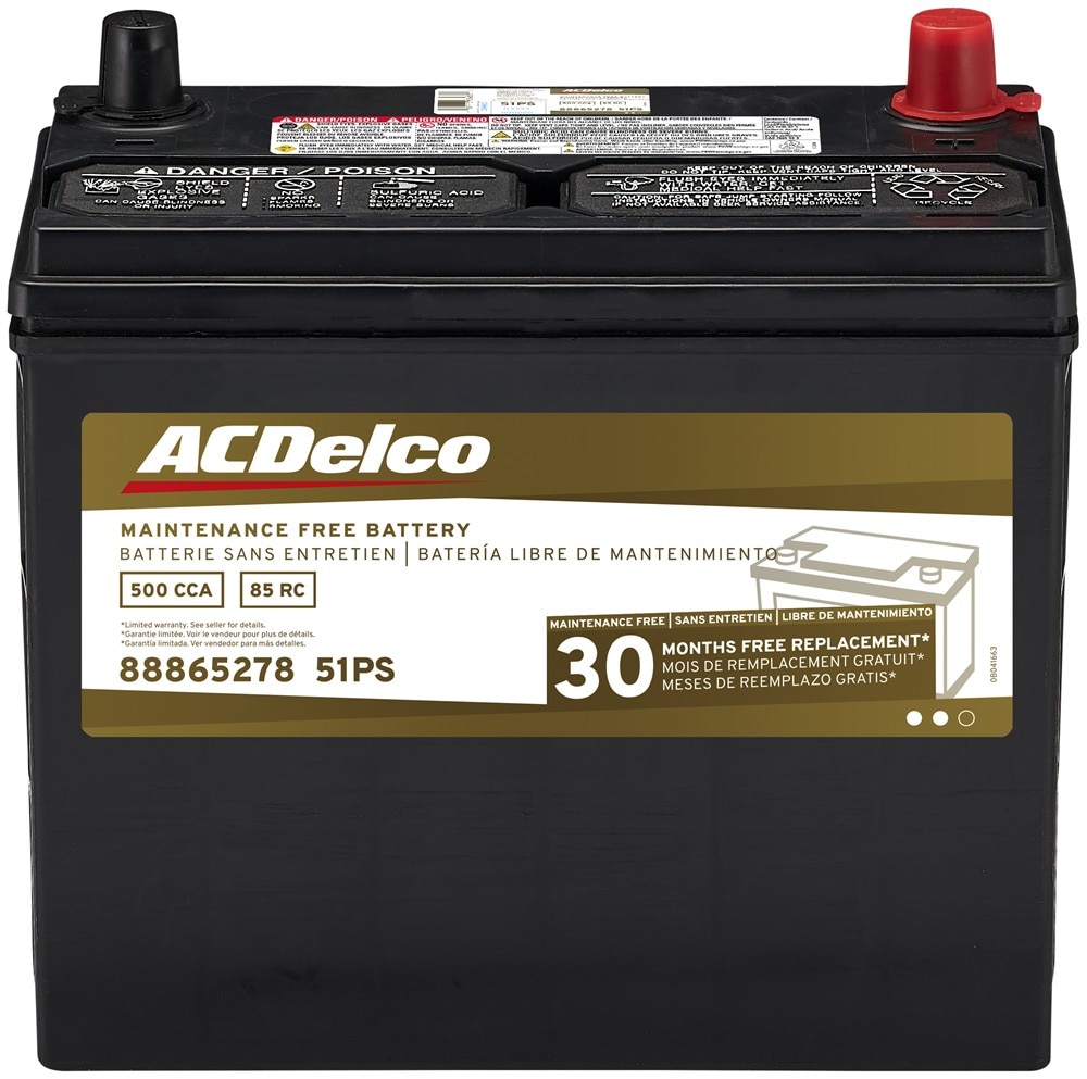 ACDelco Gold 30 Month Warranty BCI Group 51 Battery