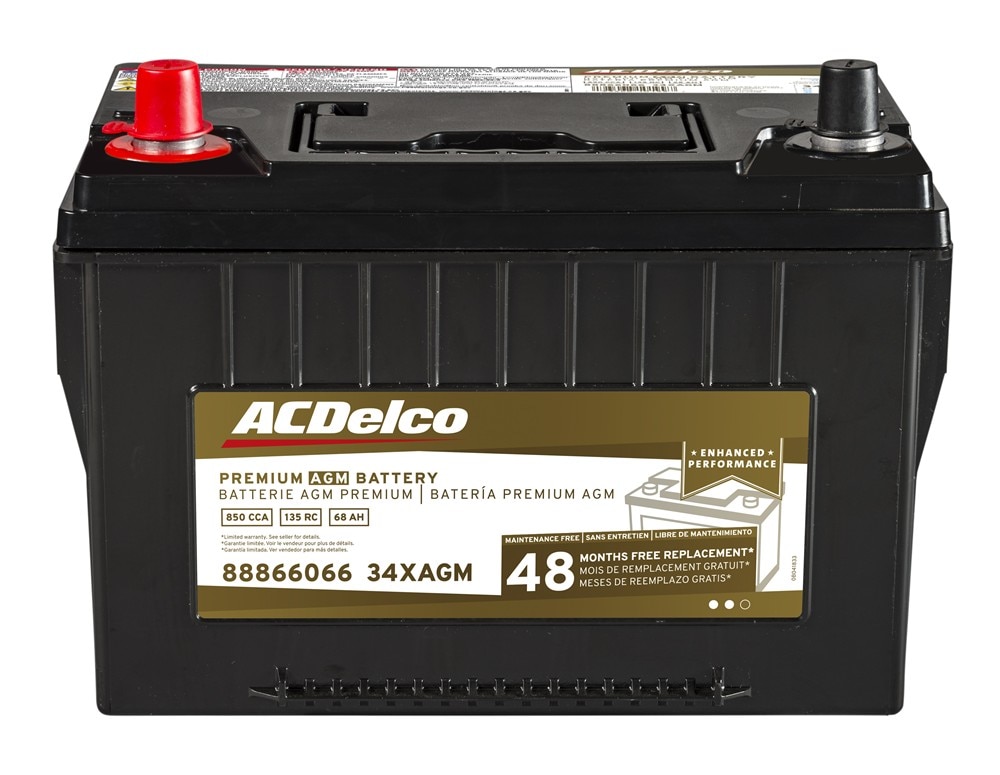 ACDelco Gold 48 Month Warranty Premium AGM BCI Group 34 Battery