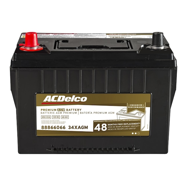ACDelco Gold 48 Month Warranty Premium AGM BCI Group 34 Battery