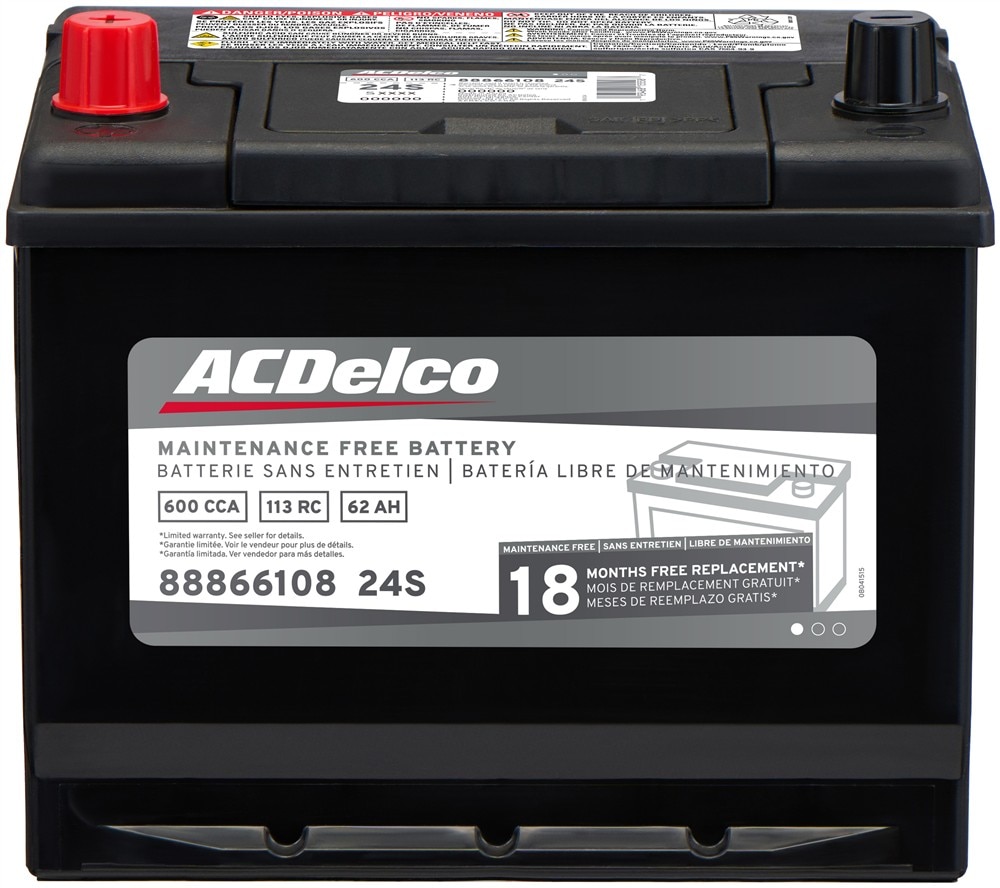 ACDelco Silver 18 Month Warranty BCI Group 24 Battery