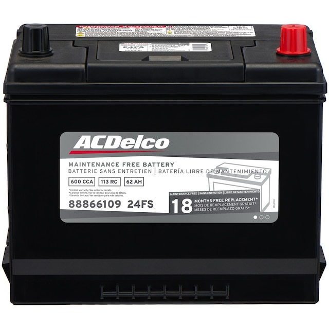 ACDelco Silver 18 Month Warranty BCI Group 24R Battery