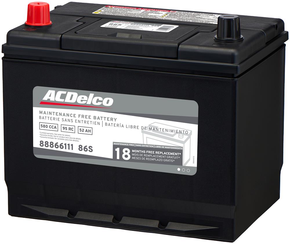 Chevrolet ACDelco Silver 18 Month Warranty BCI Group 86 Battery