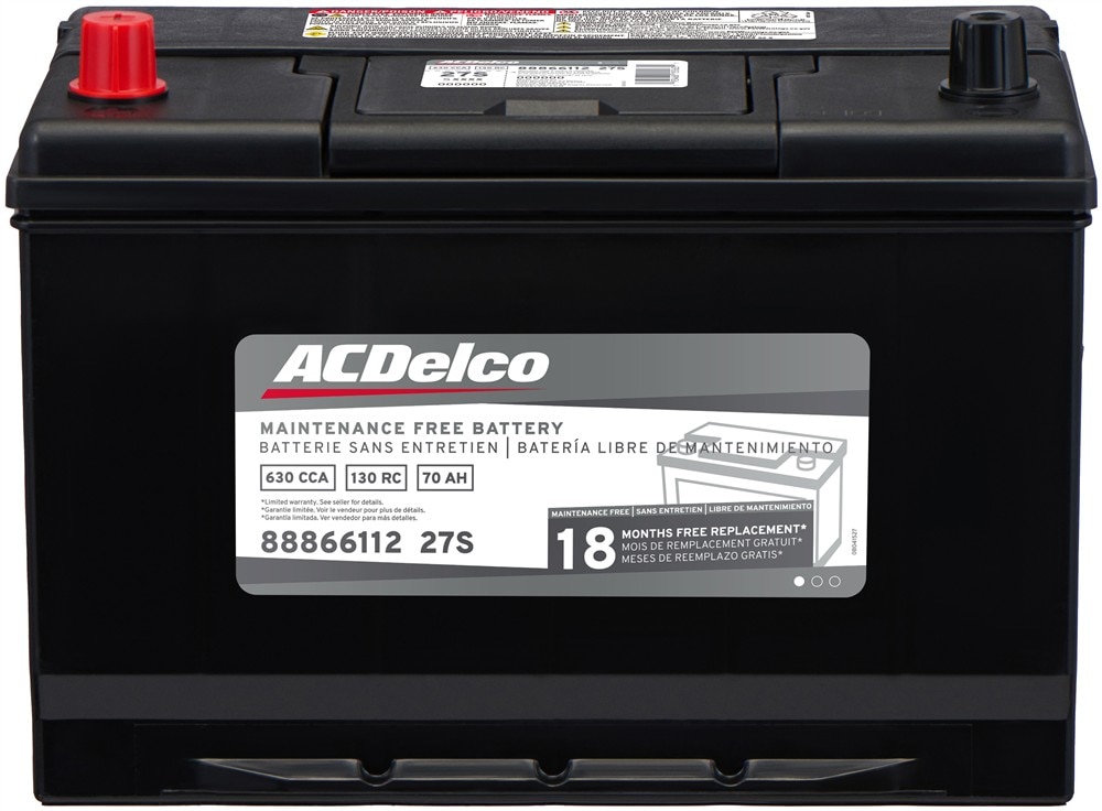 ACDelco Silver 18 Month Warranty BCI Group 27 Battery | 88866112