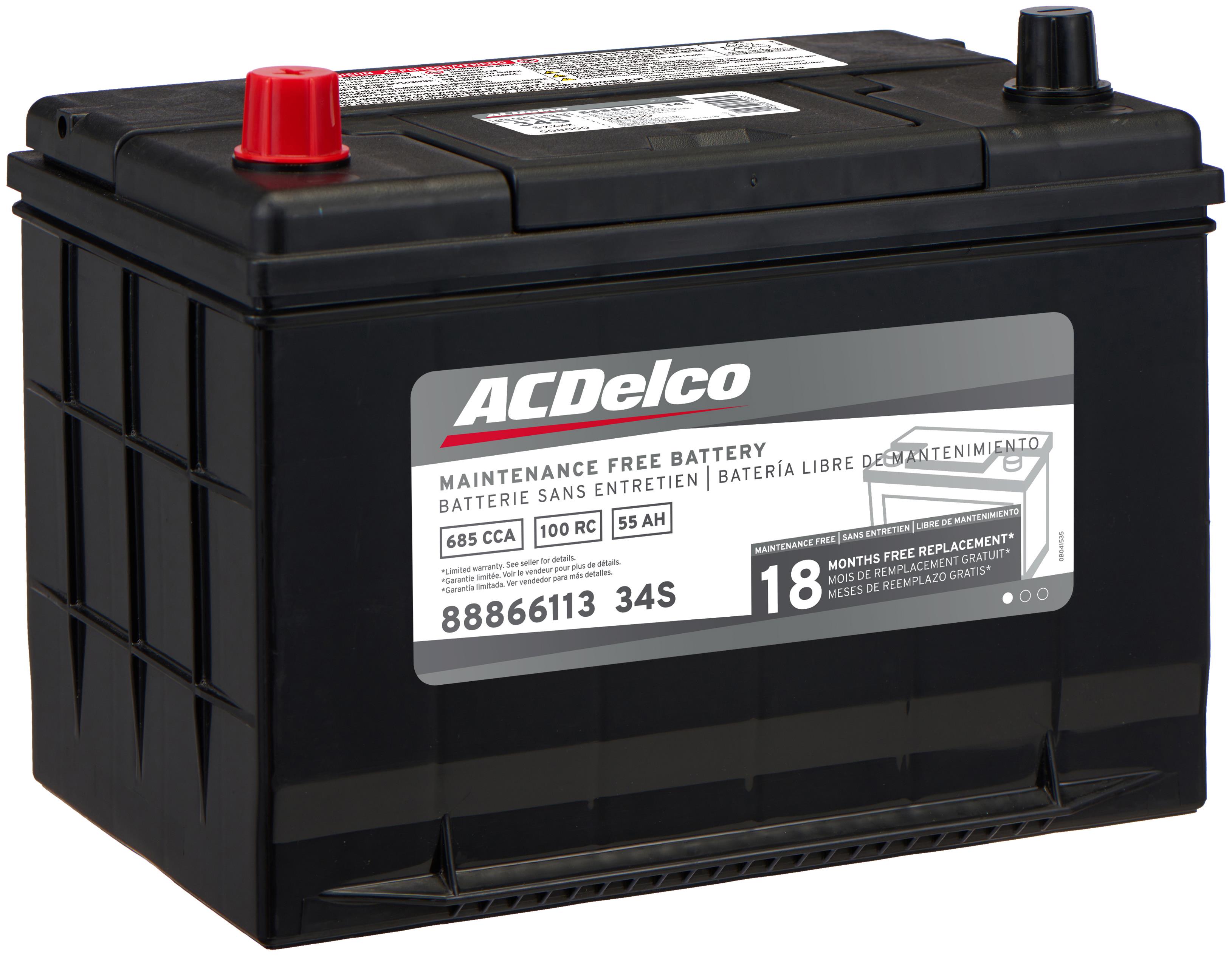 ni-c　 Buick ACDelco Silver 18 Month Warranty BCI Group 34 Battery