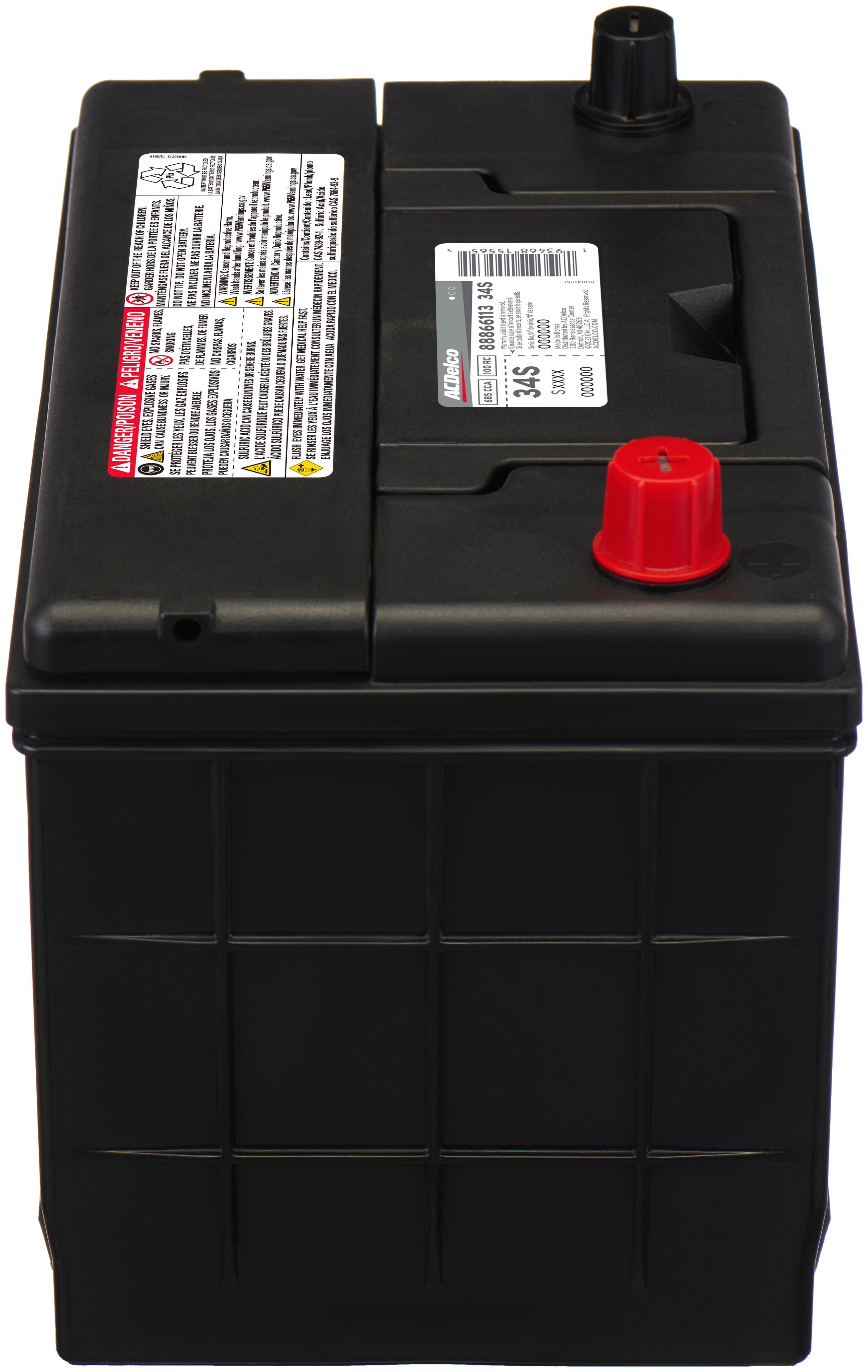Buick ACDelco Silver 18 Month Warranty BCI Group 34 Battery