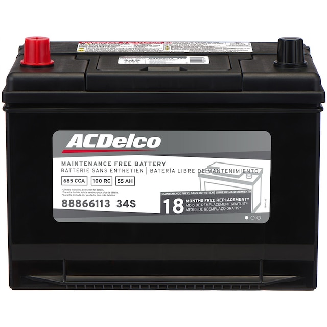 ACDelco Silver 18 Month Warranty BCI Group 34 Battery