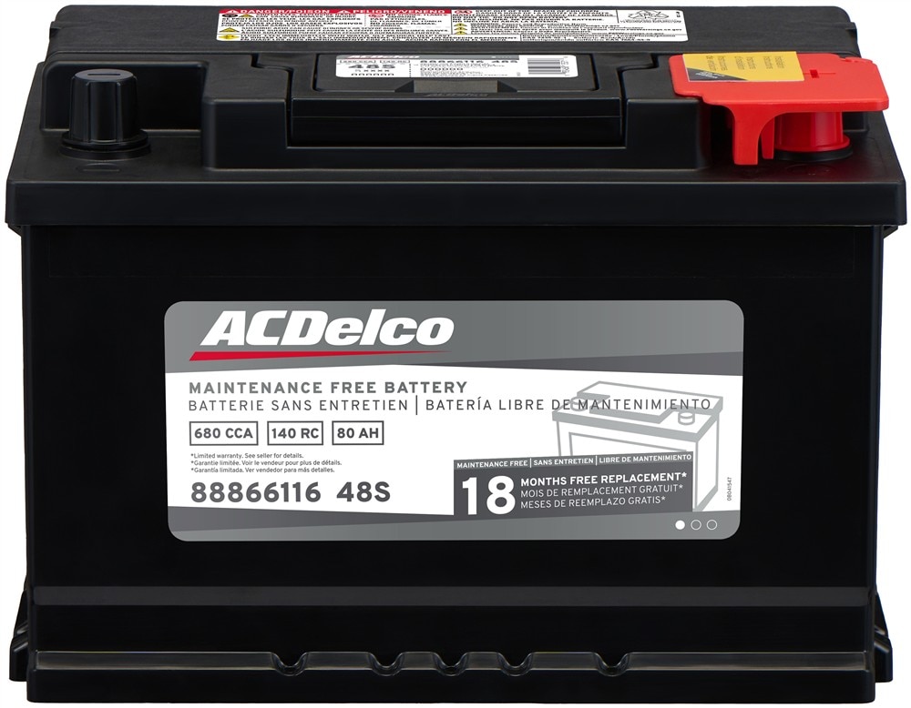 Cadillac ACDelco Silver 18 Month Warranty BCI Group 48 Battery