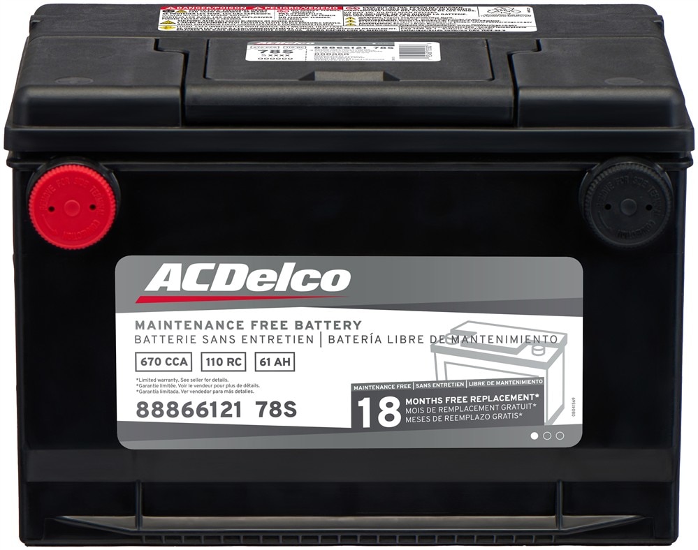 ACDelco Silver 18 Month Warranty BCI Group 78 Battery
