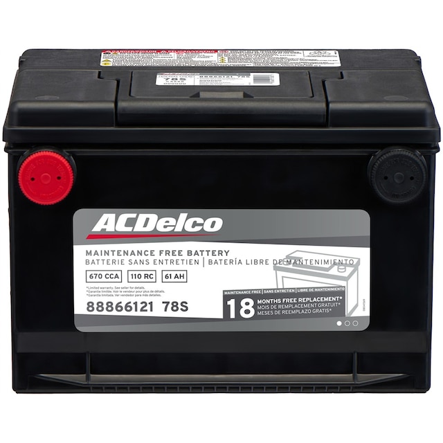 ACDelco Silver 18 Month Warranty BCI Group 78 Battery