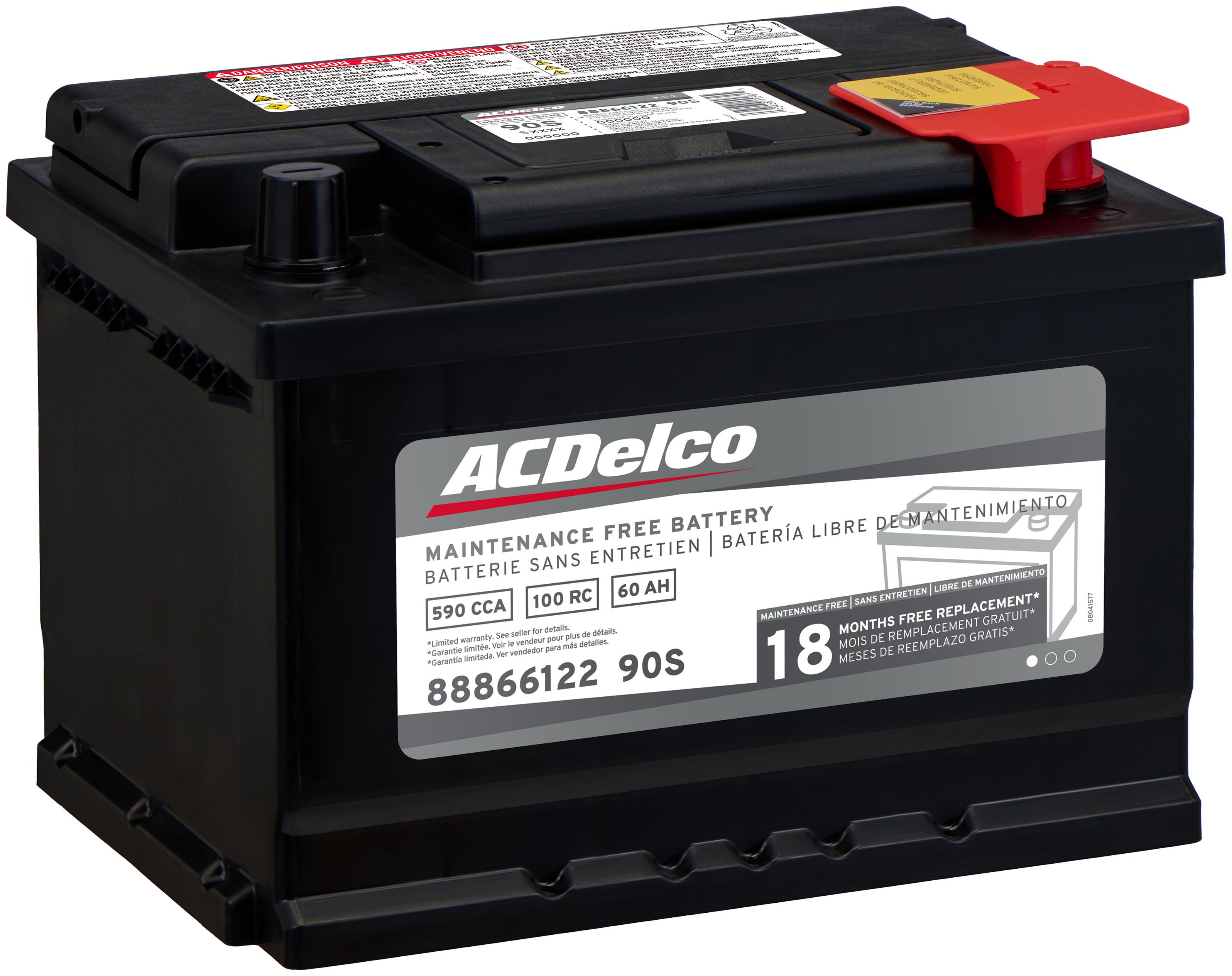 ACDelco Silver 18 Month Warranty BCI Group 90 Battery | 88866122
