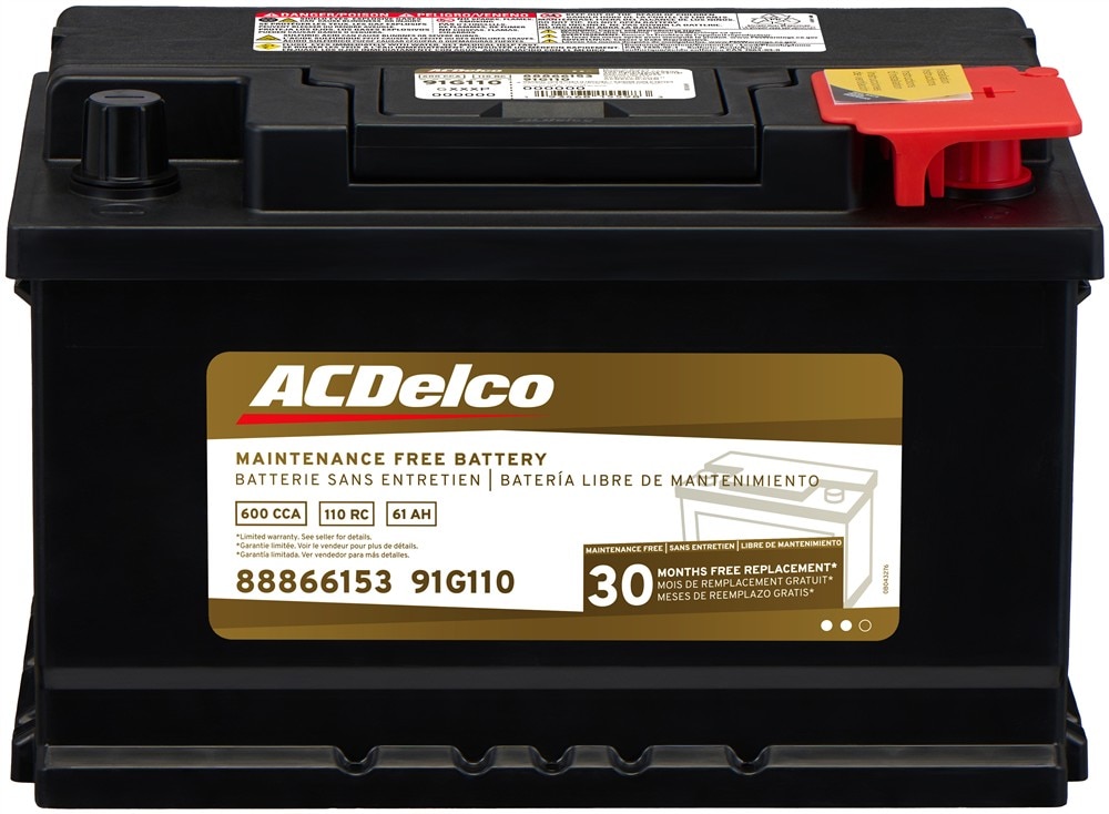 ACDelco Gold 30 Month Warranty BCI Group 91 Battery