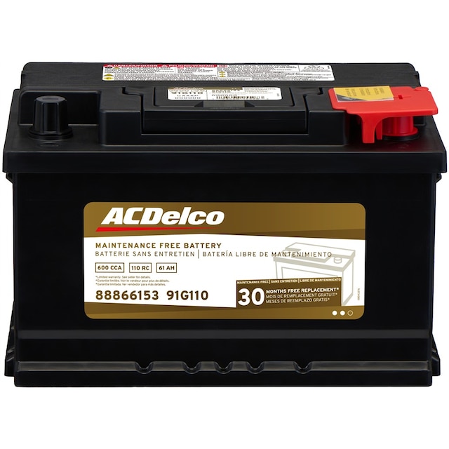 ACDelco Gold 30 Month Warranty BCI Group 91 Battery