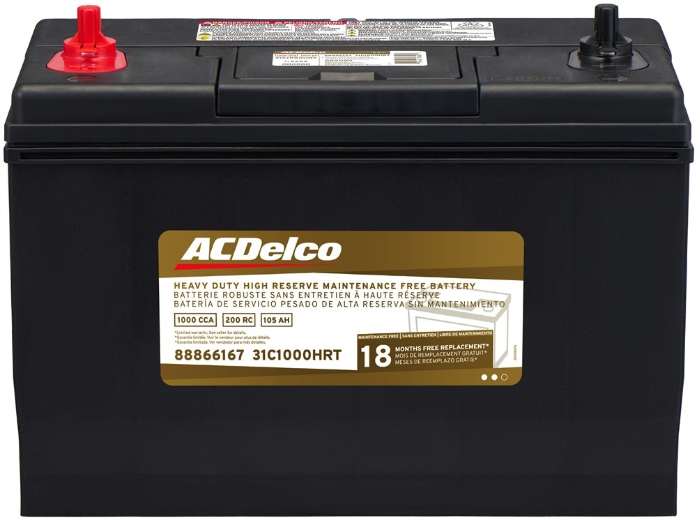 ACDelco Gold 18 Month Warranty High Reserve Heavy Duty BCI Group