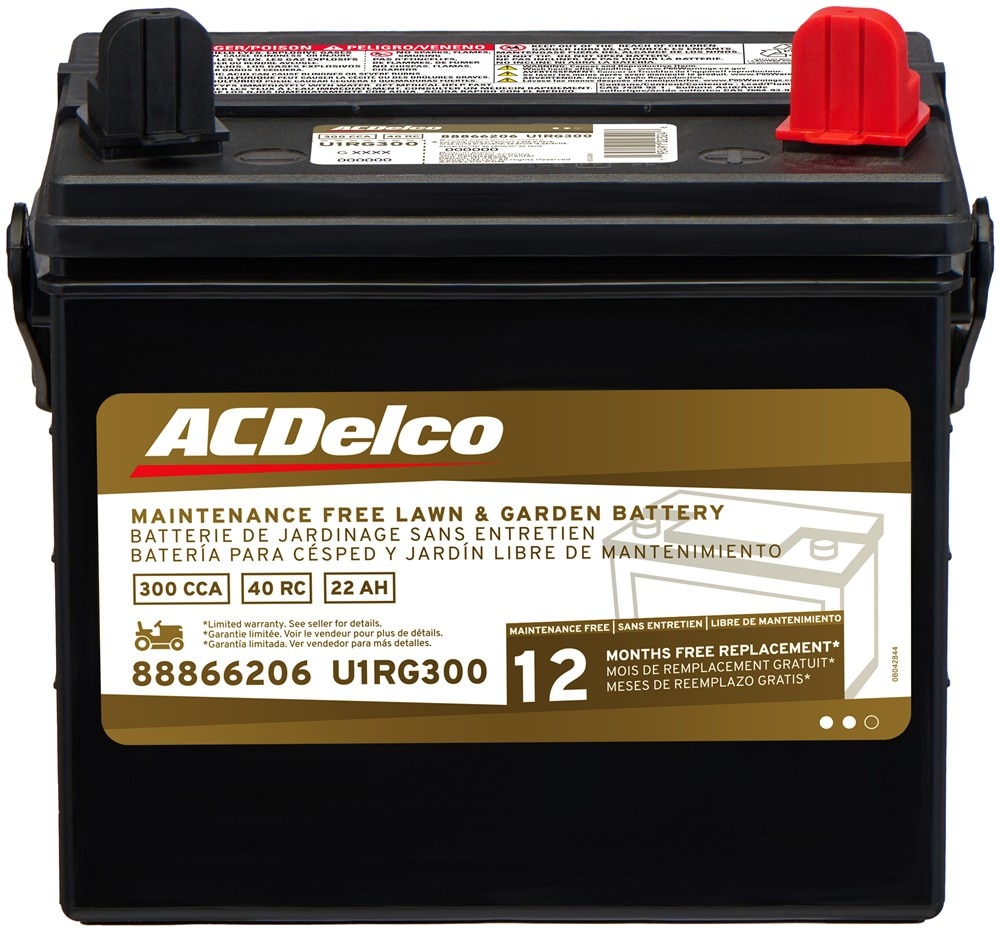 ACDelco Gold 12 Month Warranty Lawn & Garden BCI Group U1R Battery