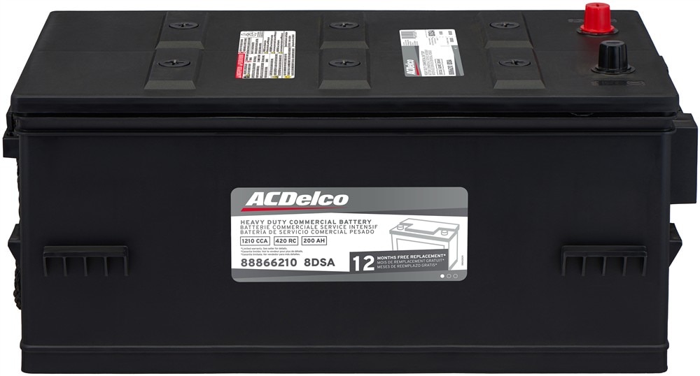 ACDelco Silver 12 Month Warranty Heavy Duty BCI Group 8D Battery