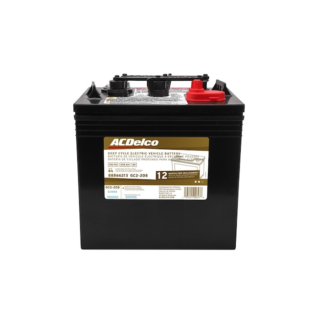 ACDelco Gold 12 Month Warranty Deep Cycle Electric Vehicle BCI Group GC2 Battery