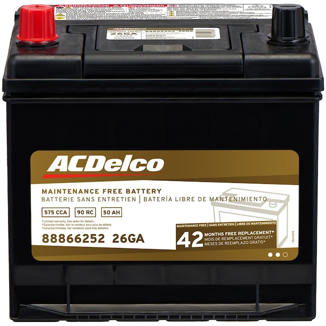 ACDelco Gold 42 Month Warranty BCI Group 26 Battery