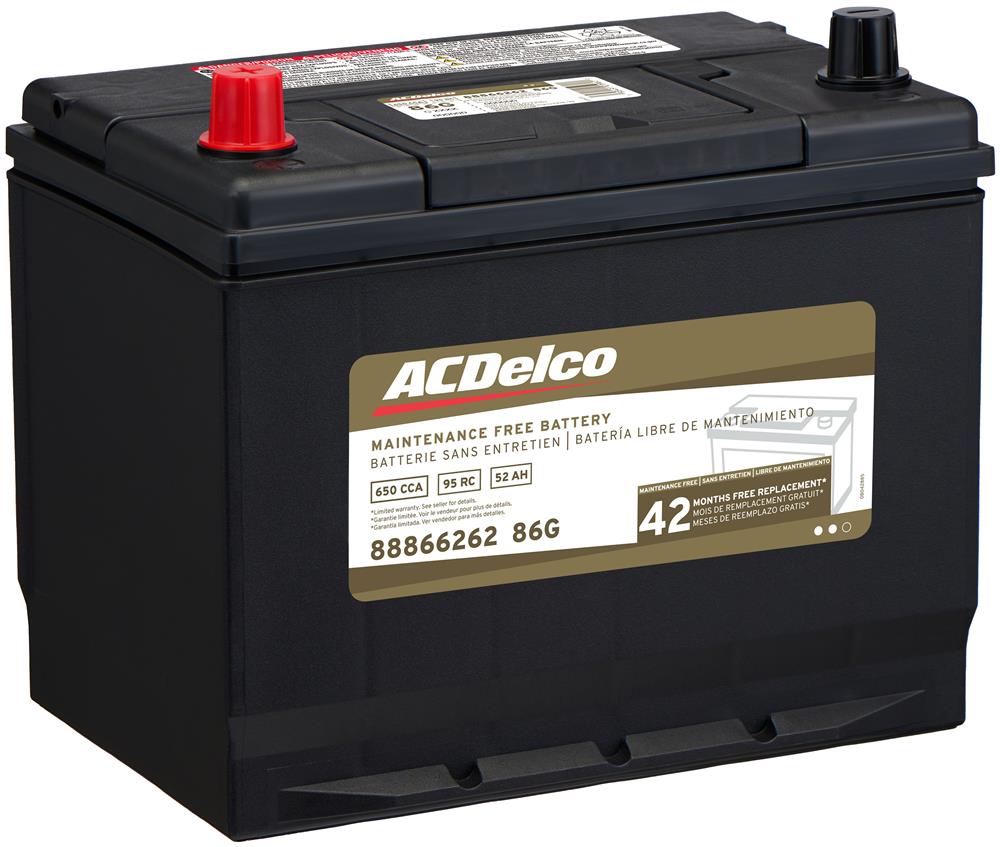 Chevrolet ACDelco Gold 42 Month Warranty BCI Group 86 Battery