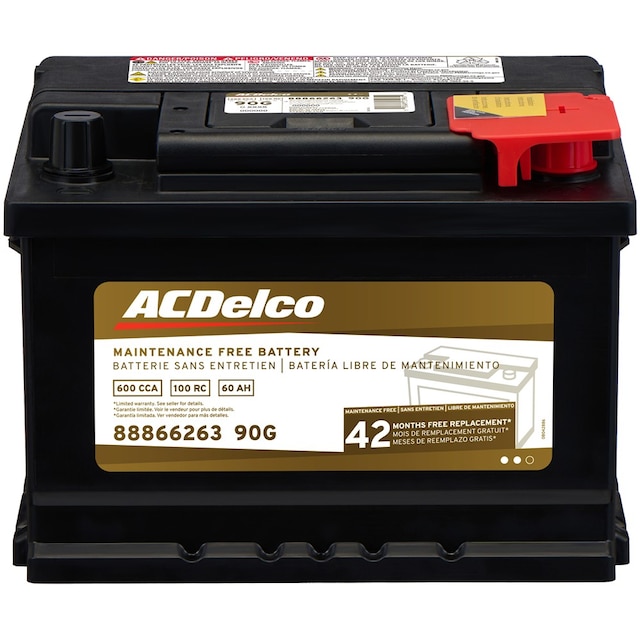 ACDelco Gold 42 Month Warranty BCI Group 90 Battery