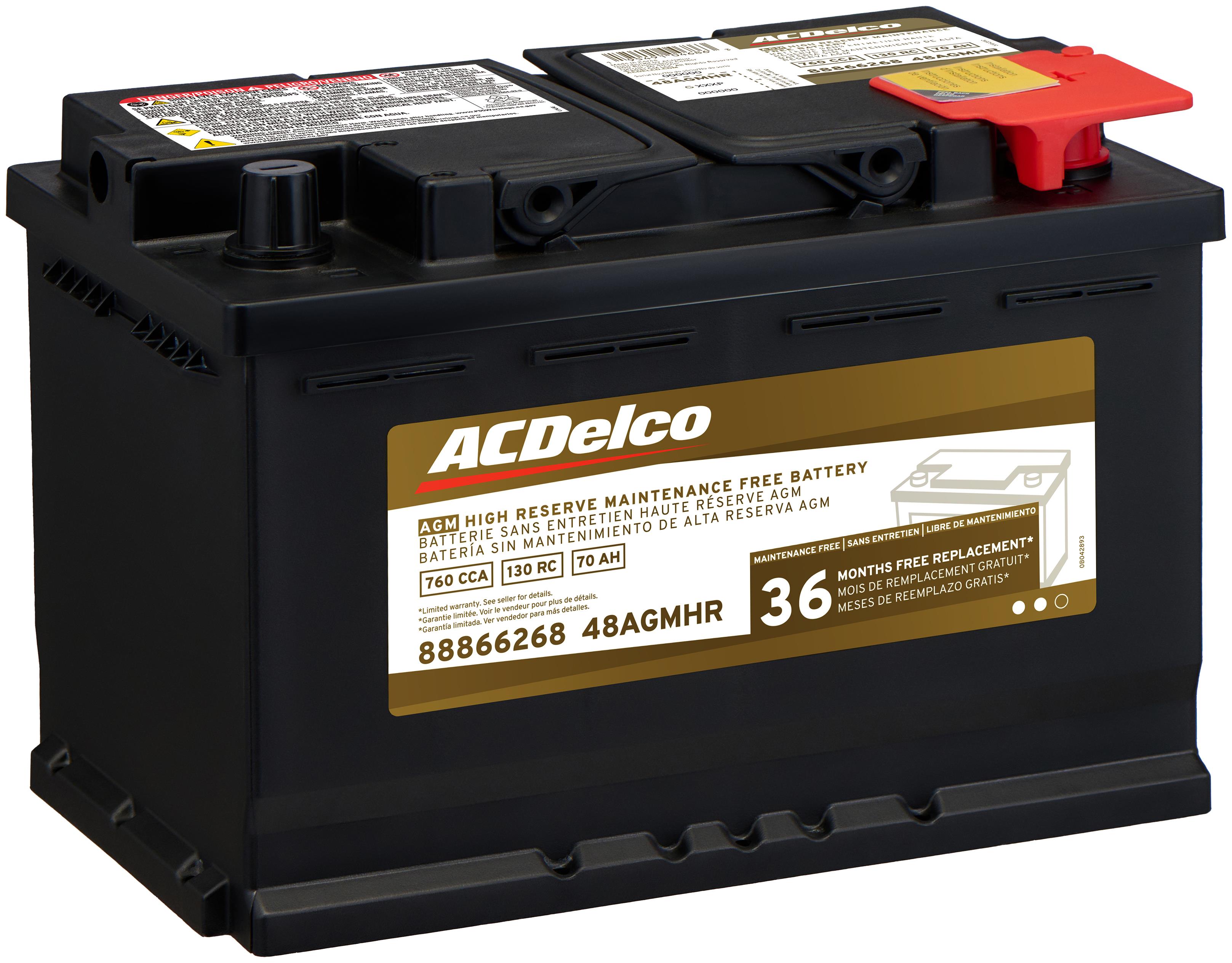 ♡ 0206 Buick ACDelco Gold 36 Month Warranty High Reserve AGM BCI Group 48